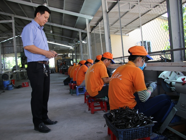 Công ty TNHH MTV Bén Linh luôn chú trọng đào tạo đội ngũ công nhân lành nghề phục vụ sản xuất